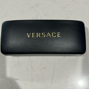 Versace tortoise shell care with velvet lining. New
